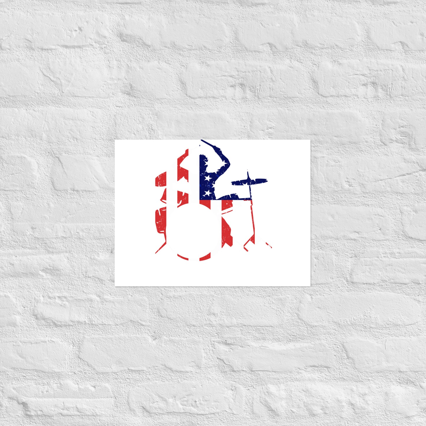 American Drummer Poster