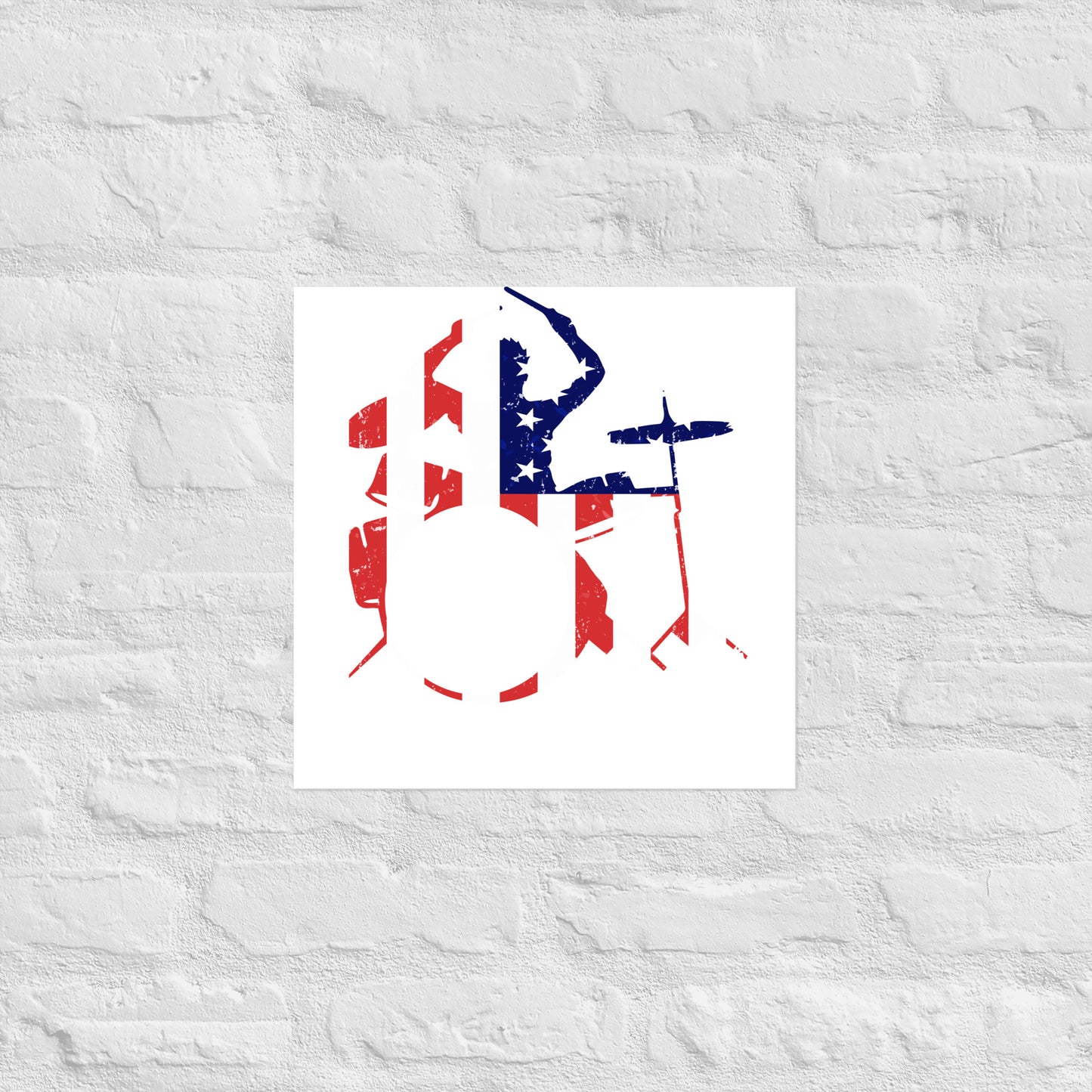 American Drummer Poster