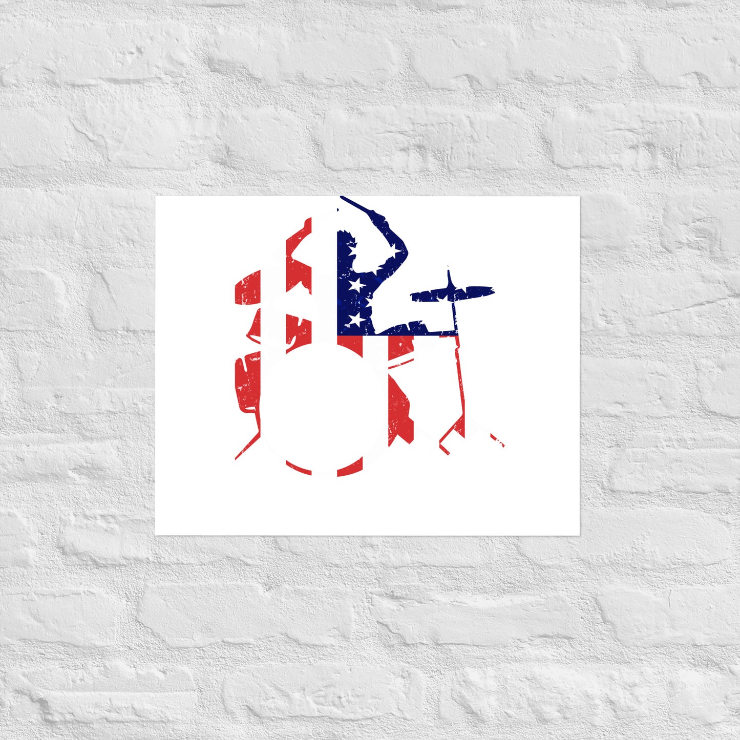 American Drummer Poster