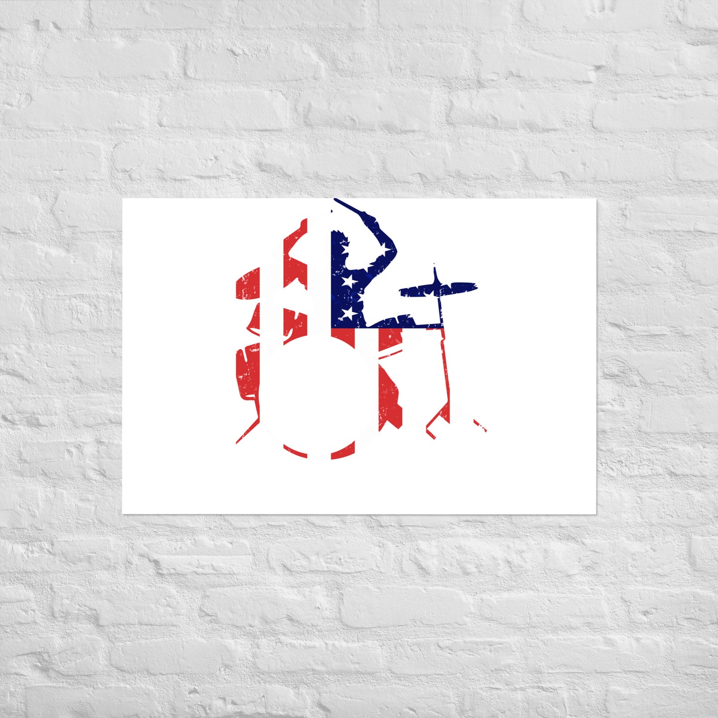 American Drummer Poster