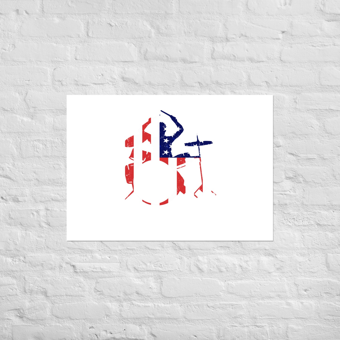 American Drummer Poster