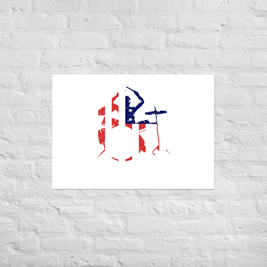 American Drummer Poster