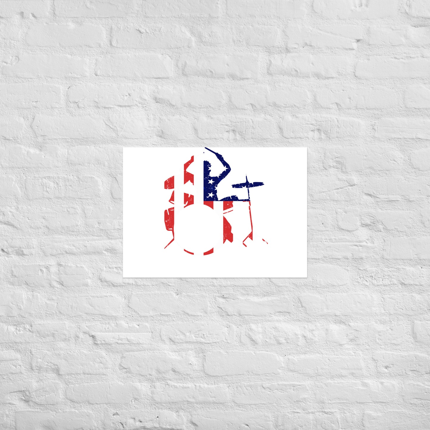 American Drummer Poster