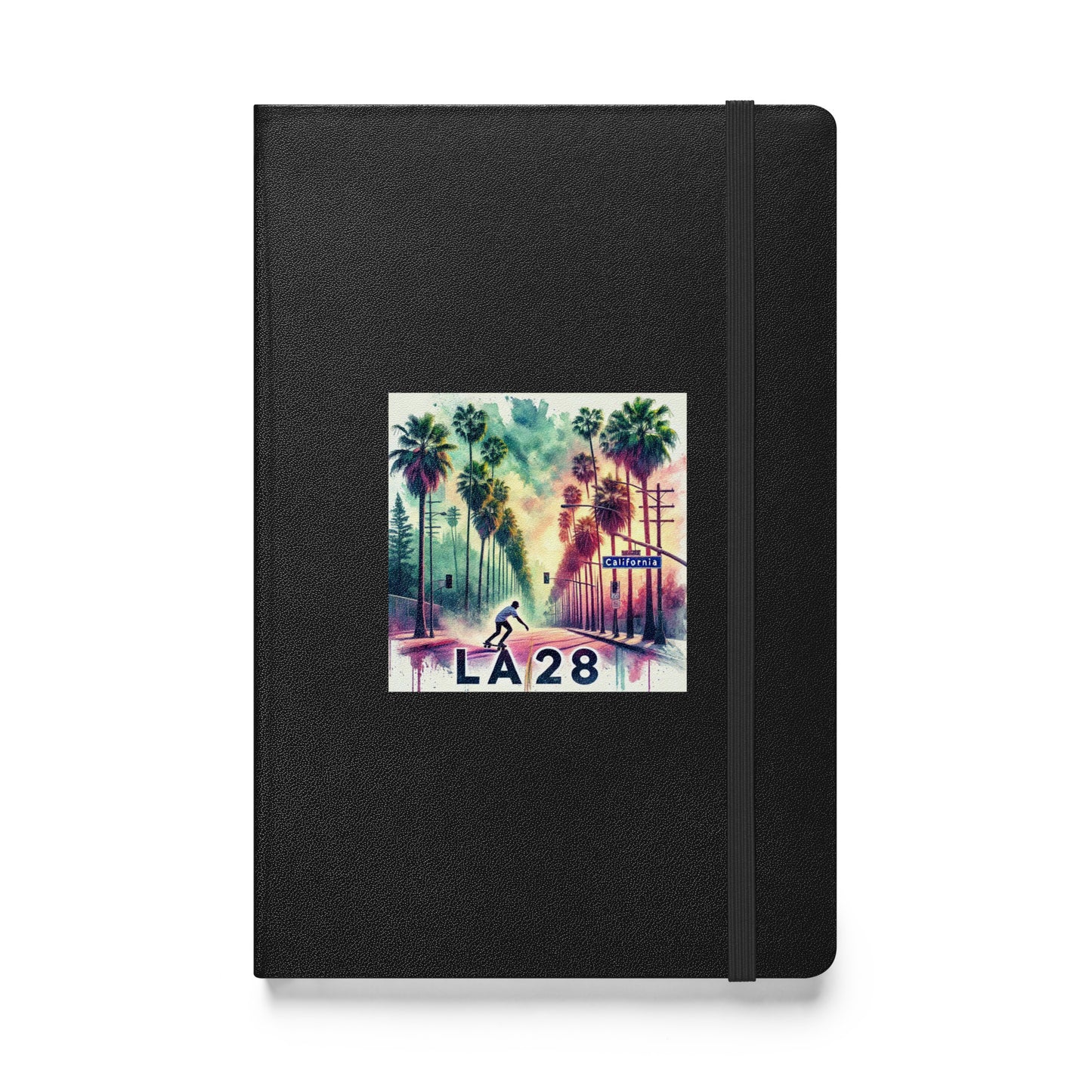 LA28 Archery Competition Watercolor Print Team USA Hardbound Notebook