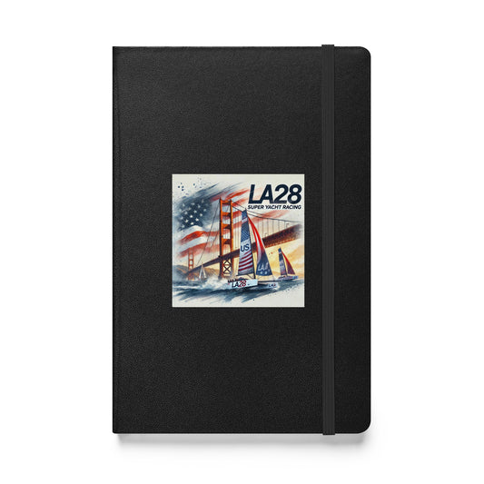 LA28 Super Yacht Racing at Golden Gate Hardbound Notebook