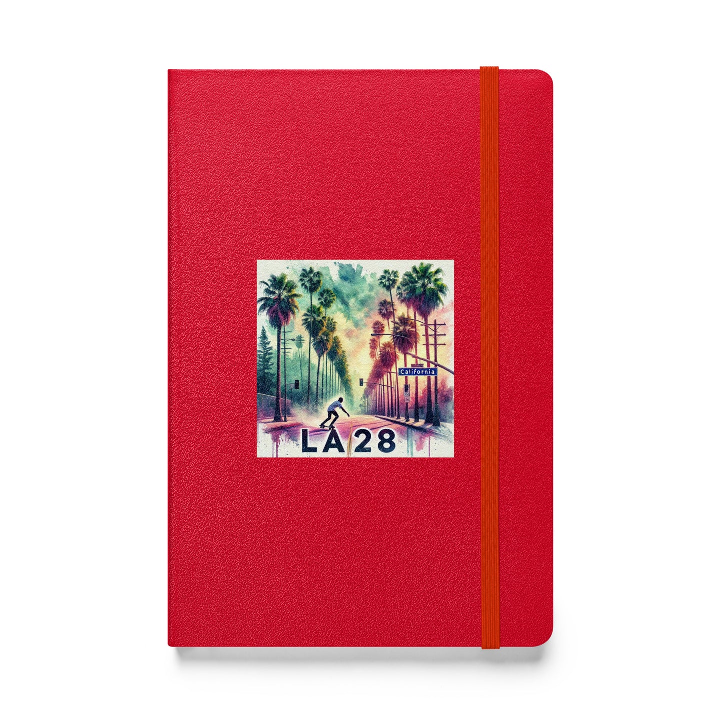 LA28 Archery Competition Watercolor Print Team USA Hardbound Notebook