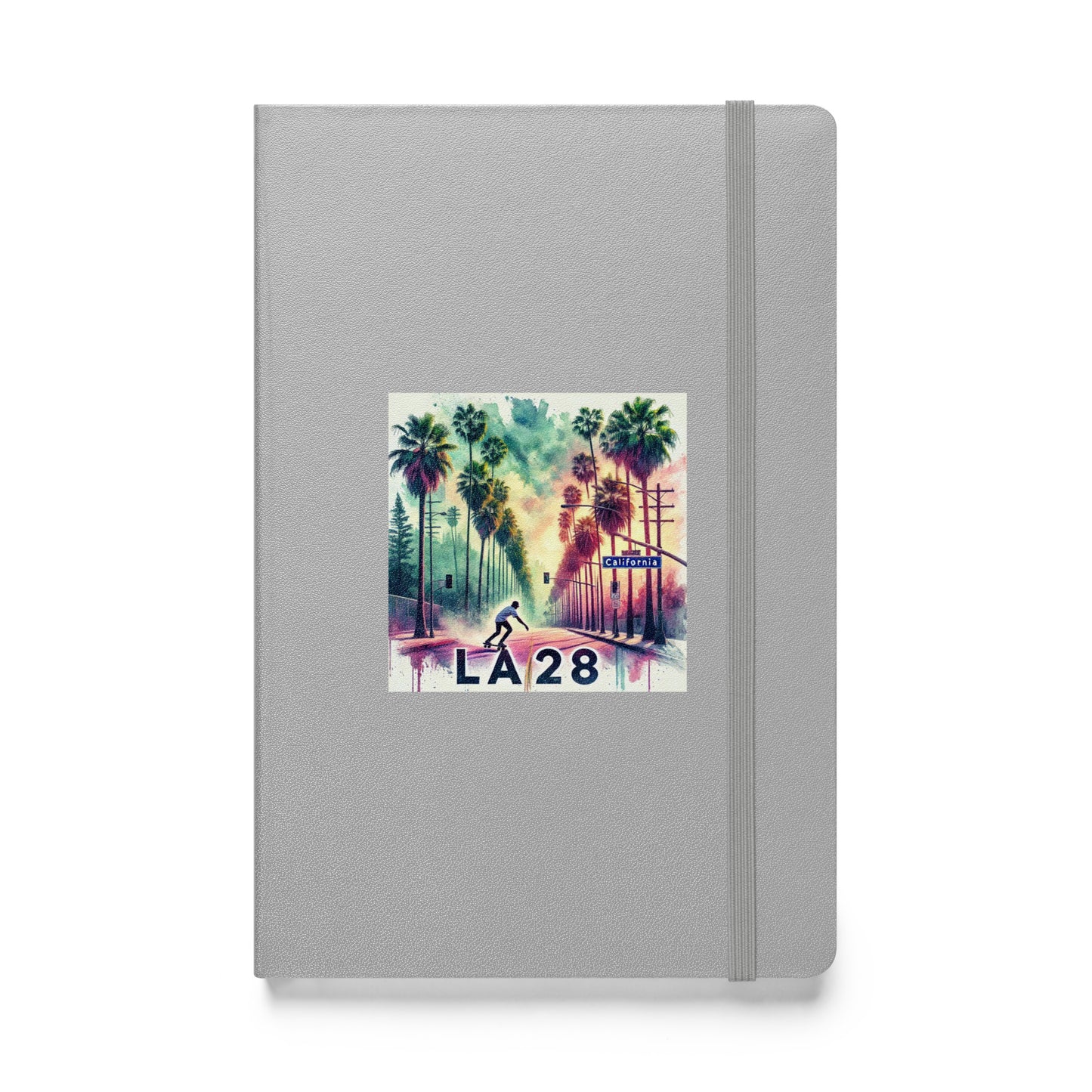 LA28 Archery Competition Watercolor Print Team USA Hardbound Notebook