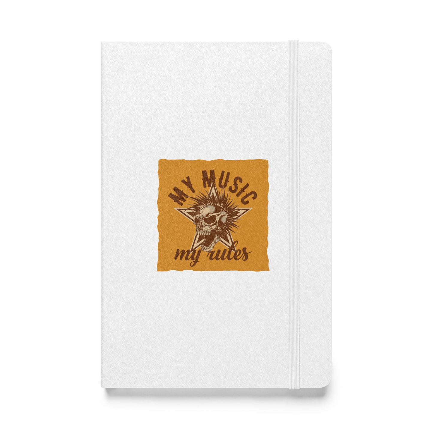 My Music My Rules Hardbound Notebook