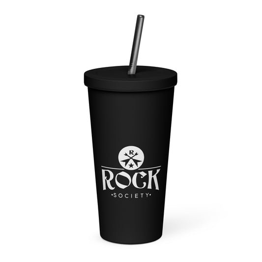 Rock Society Insulated Tumbler with Straw