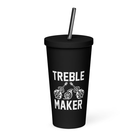 Treble Maker Insulated Tumbler with Straw