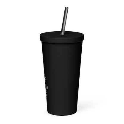 Keep Calm and Music Love Insulated Tumbler with Straw