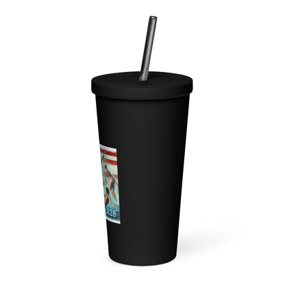 LA28 - Vibrant LA28 Women's Diving Event at SoFi Stadium Insulated tumbler with Straw