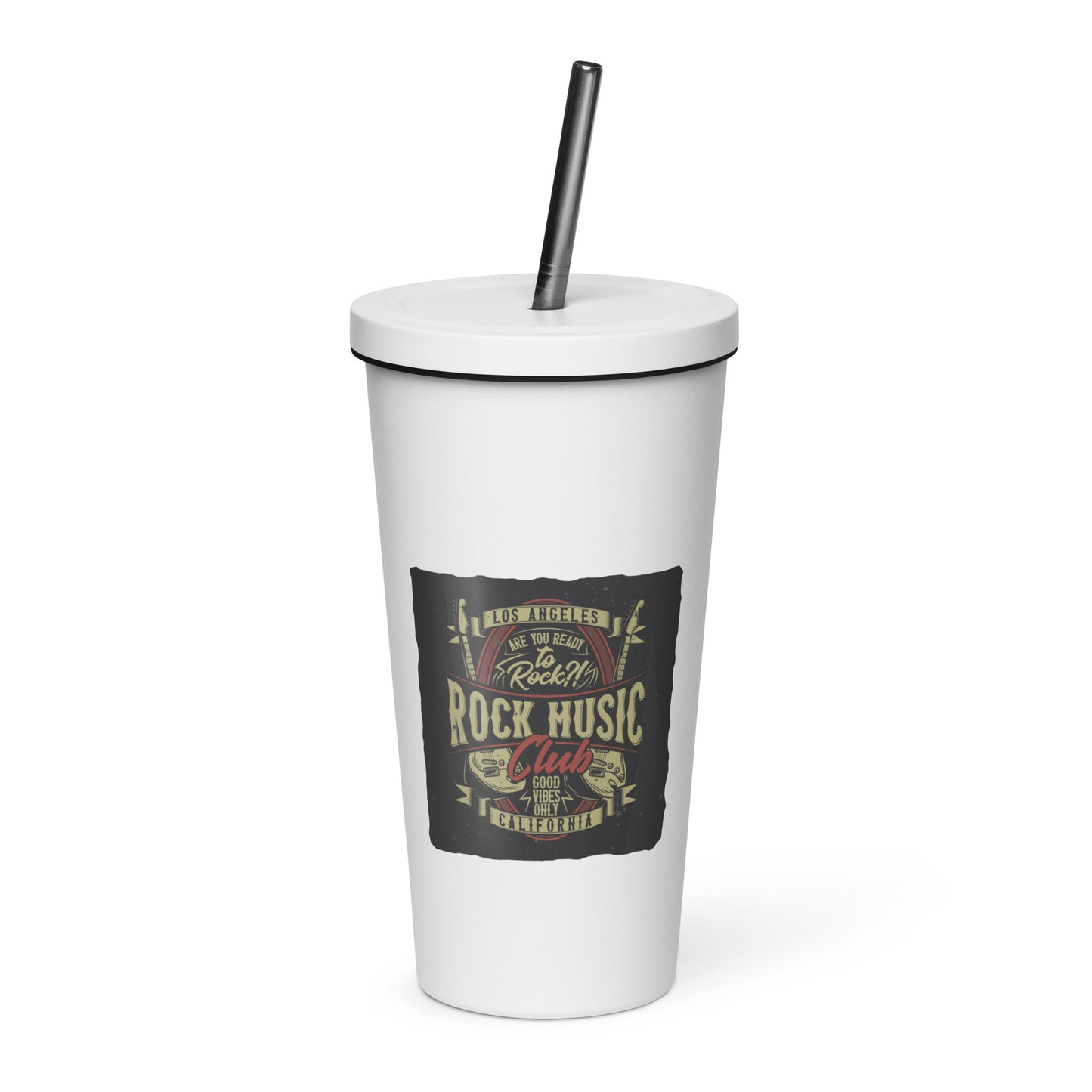 Are You Ready To Rock Insulated Tumbler with Straw