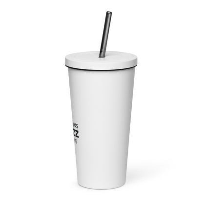 If it Involves Jazz, I'm In! Insulated Tumbler with Straw