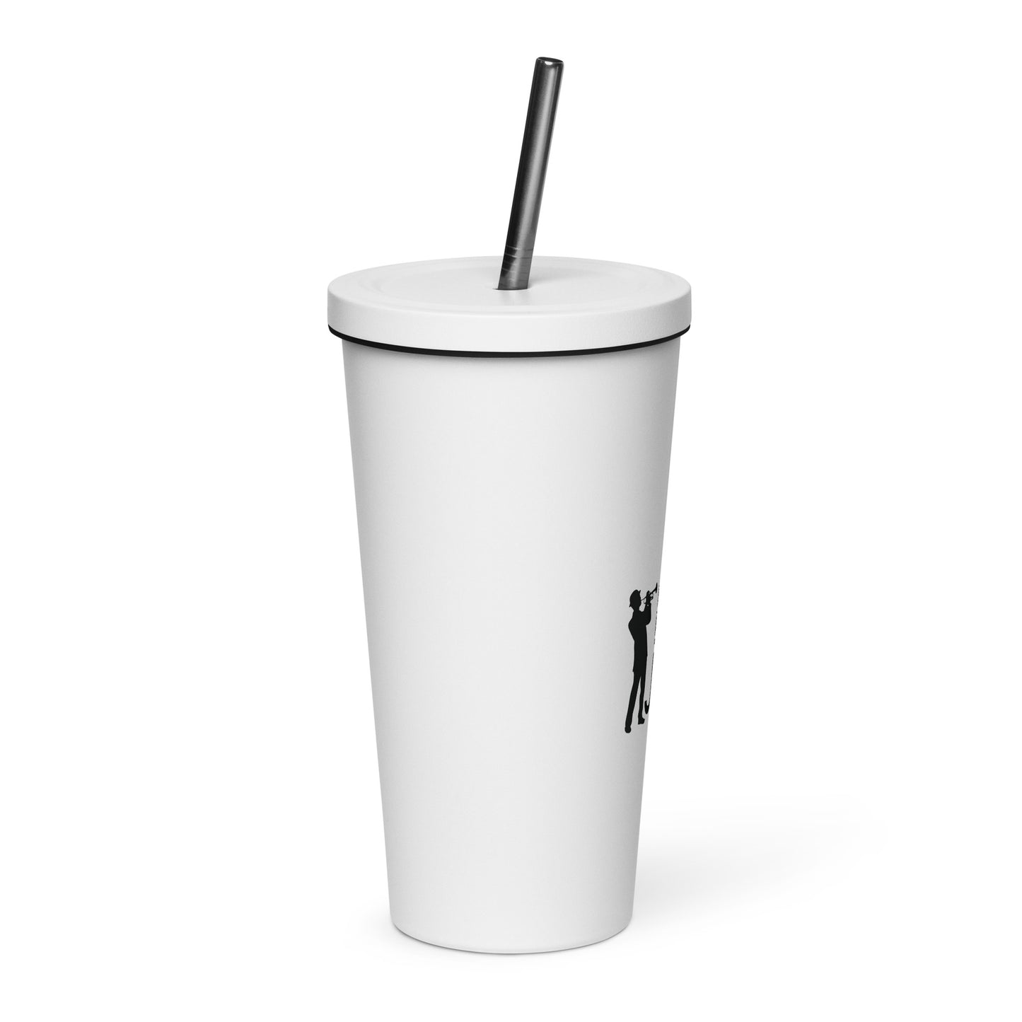 If it Involves Jazz, I'm In! Insulated Tumbler with Straw
