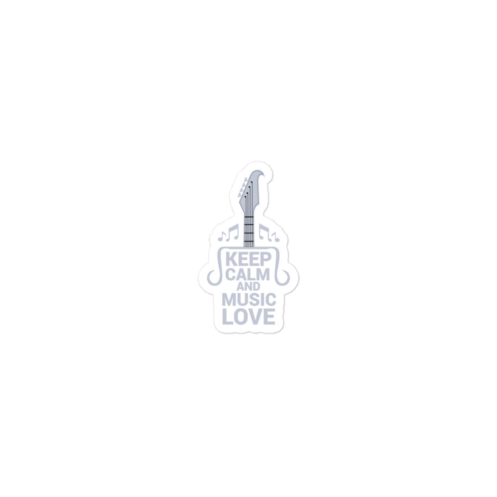 Keep Calm and Music Love Stickers