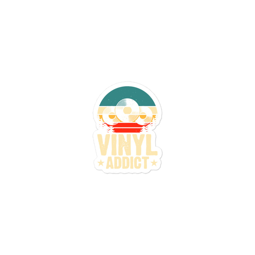Vinyl Addict Stickers