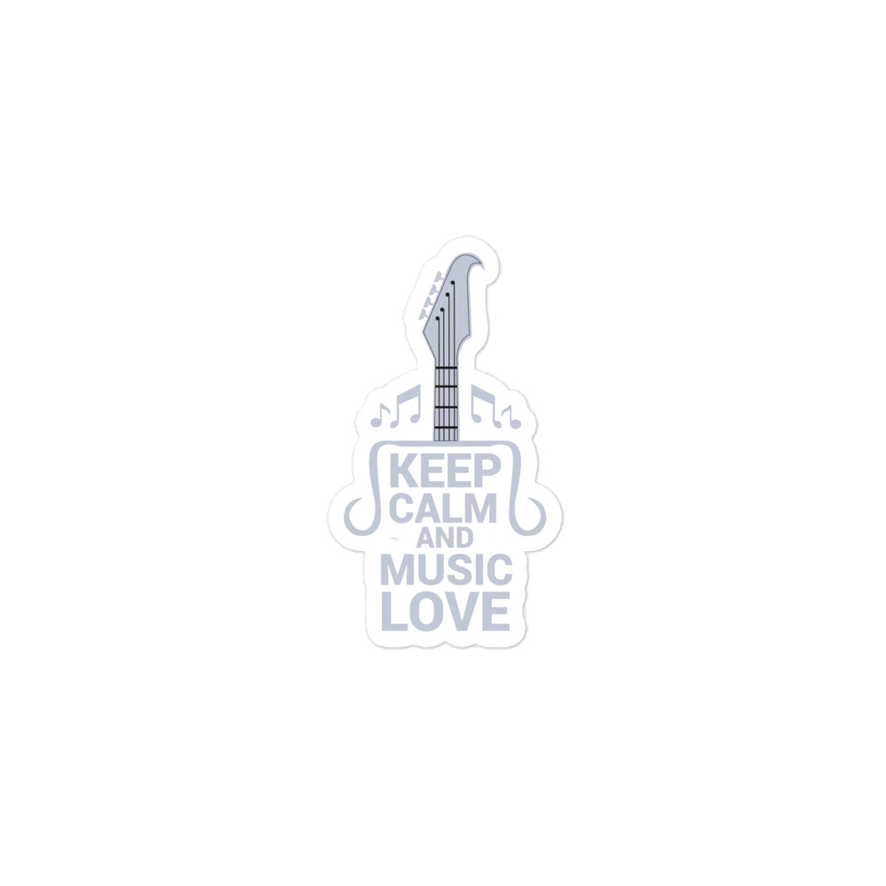Keep Calm and Music Love Stickers
