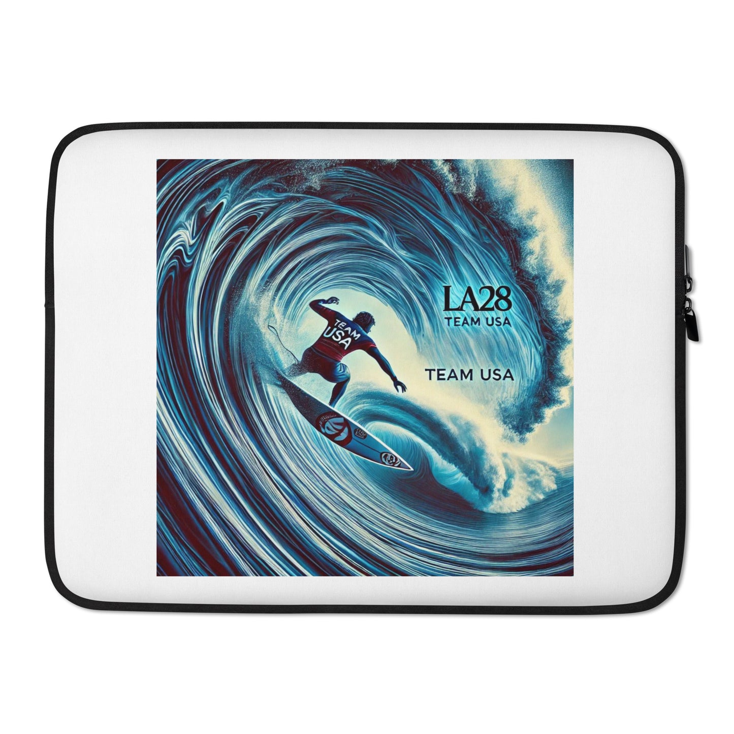 LA28 Team USA Surfer Art Print Laptop Sleeve