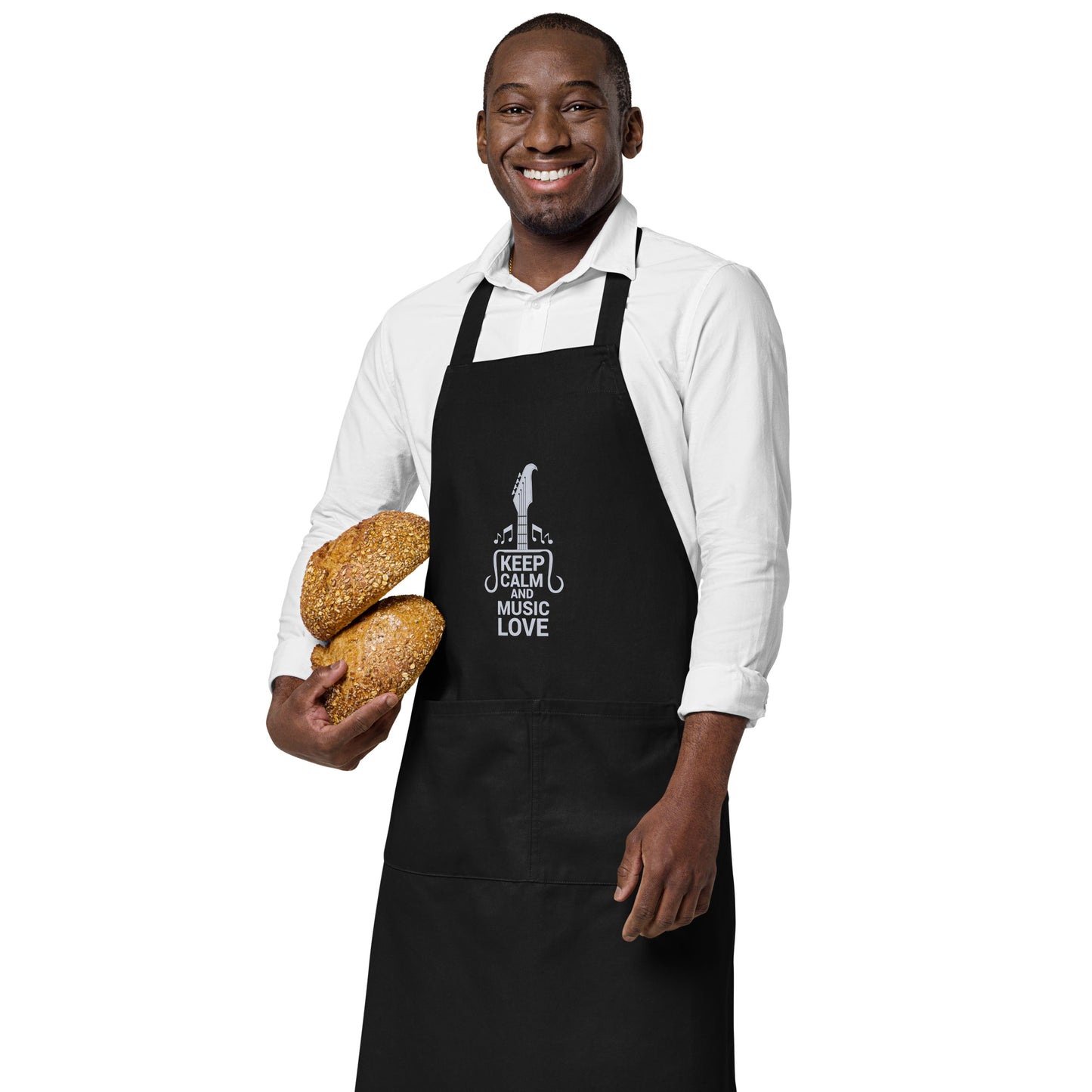 Keep Calm and Music Love Apron