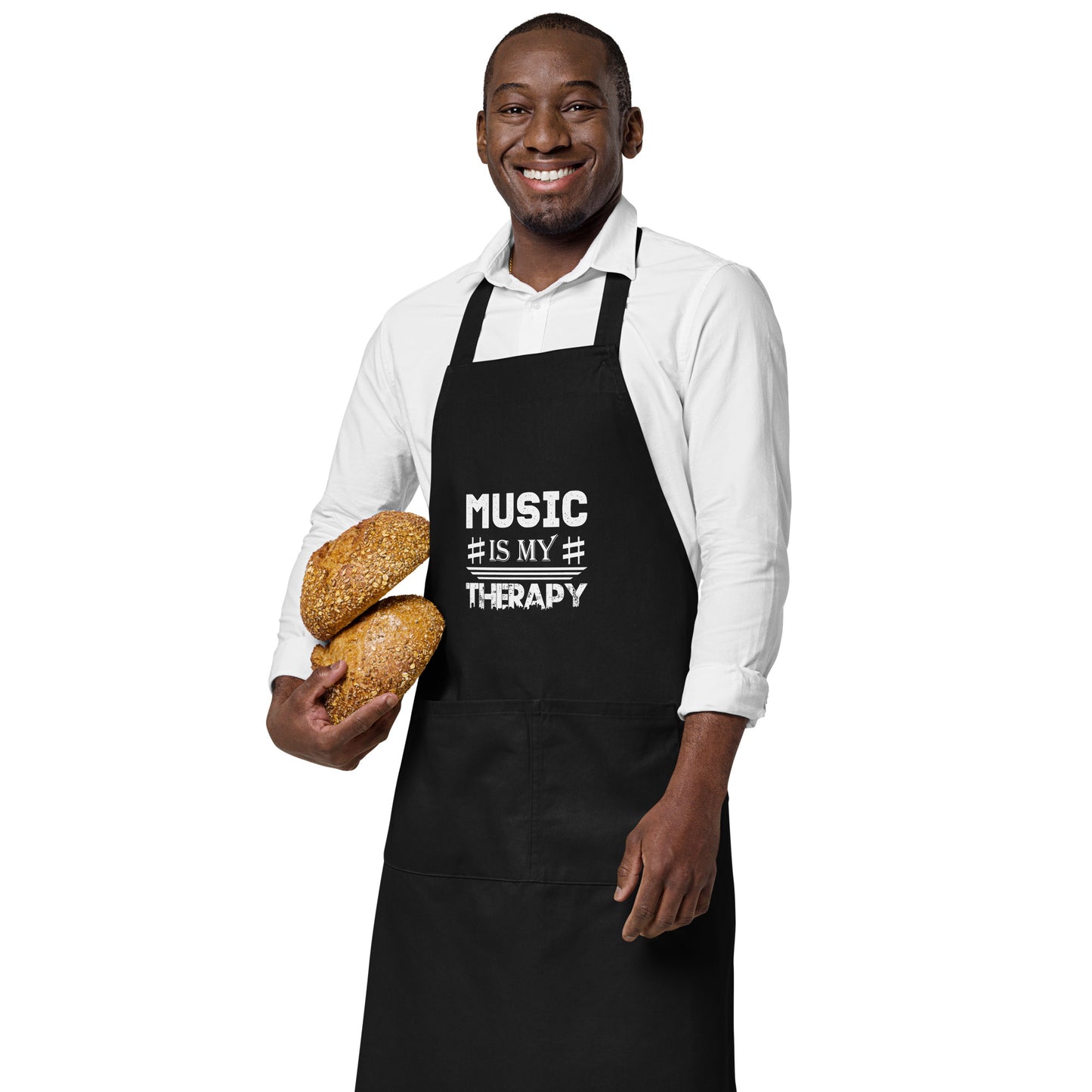 Music Is My Therapy Apron