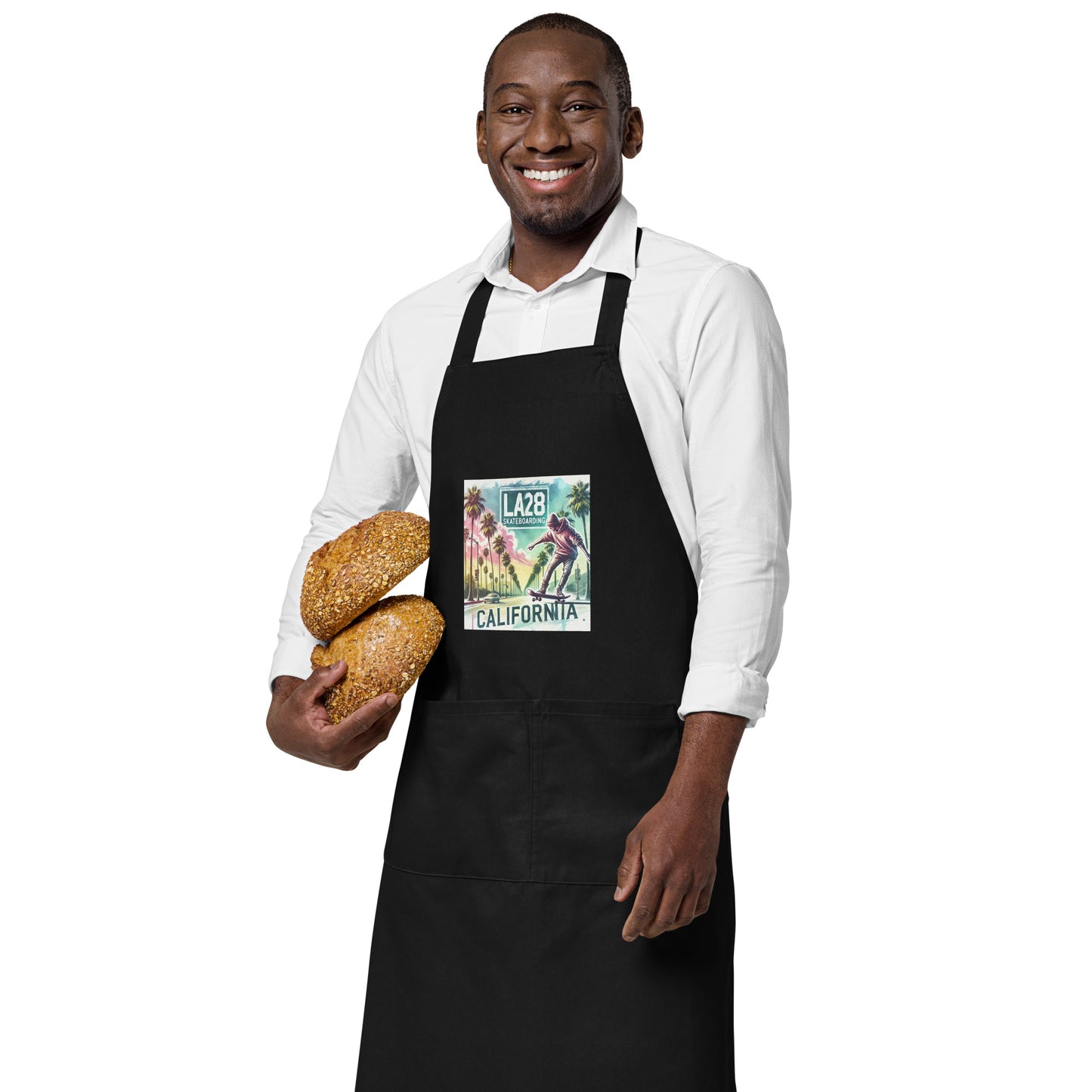 LA28 Skateboarding | Surrealistic Watercolor Design Apron