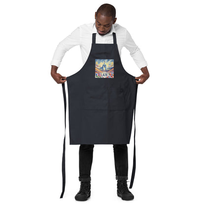 Flags of Nations at Los Angeles Memorial Coliseum LA28 Apron
