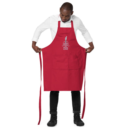 Keep Calm and Music Love Apron