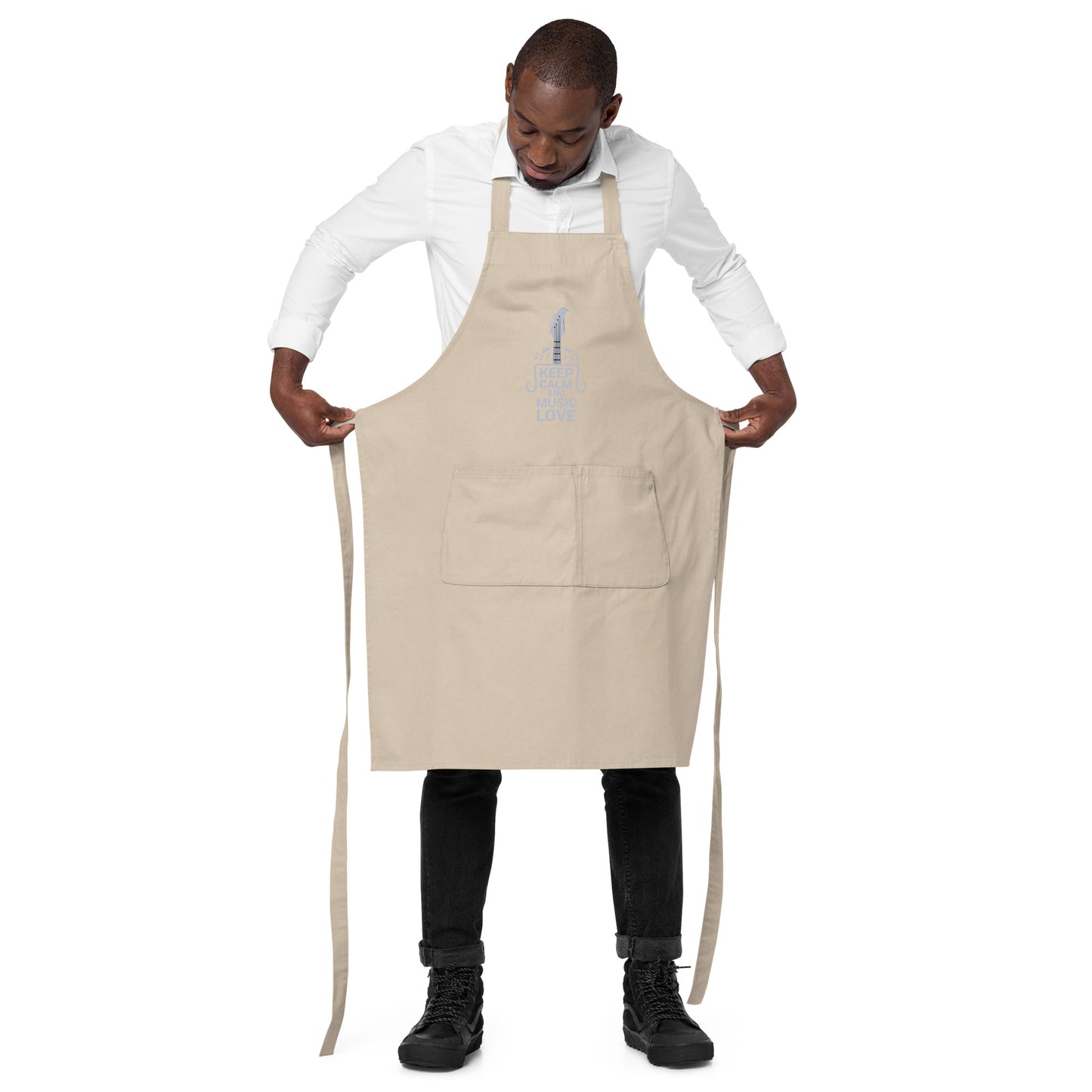 Keep Calm and Music Love Apron