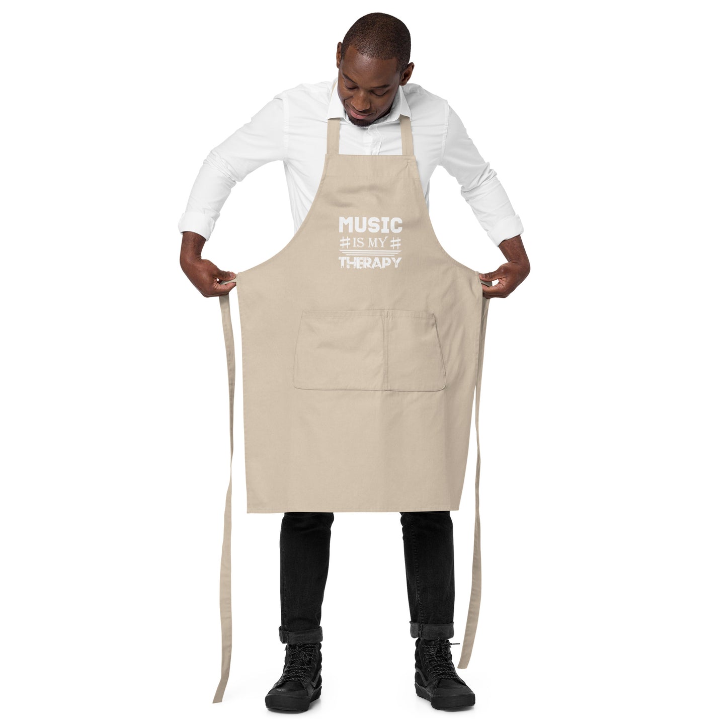 Music Is My Therapy Apron