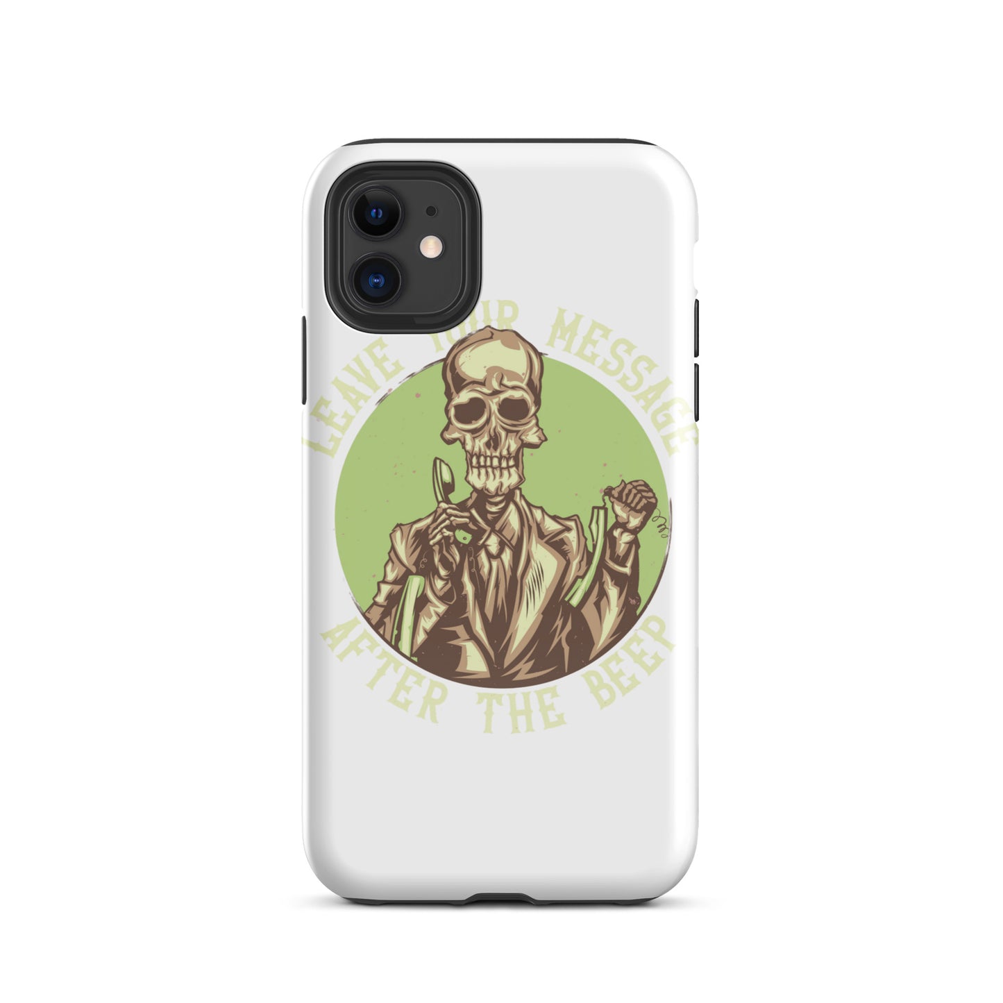 Leave Your Message After The Beep iPhone Case