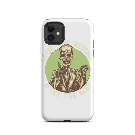 Leave Your Message After The Beep iPhone Case