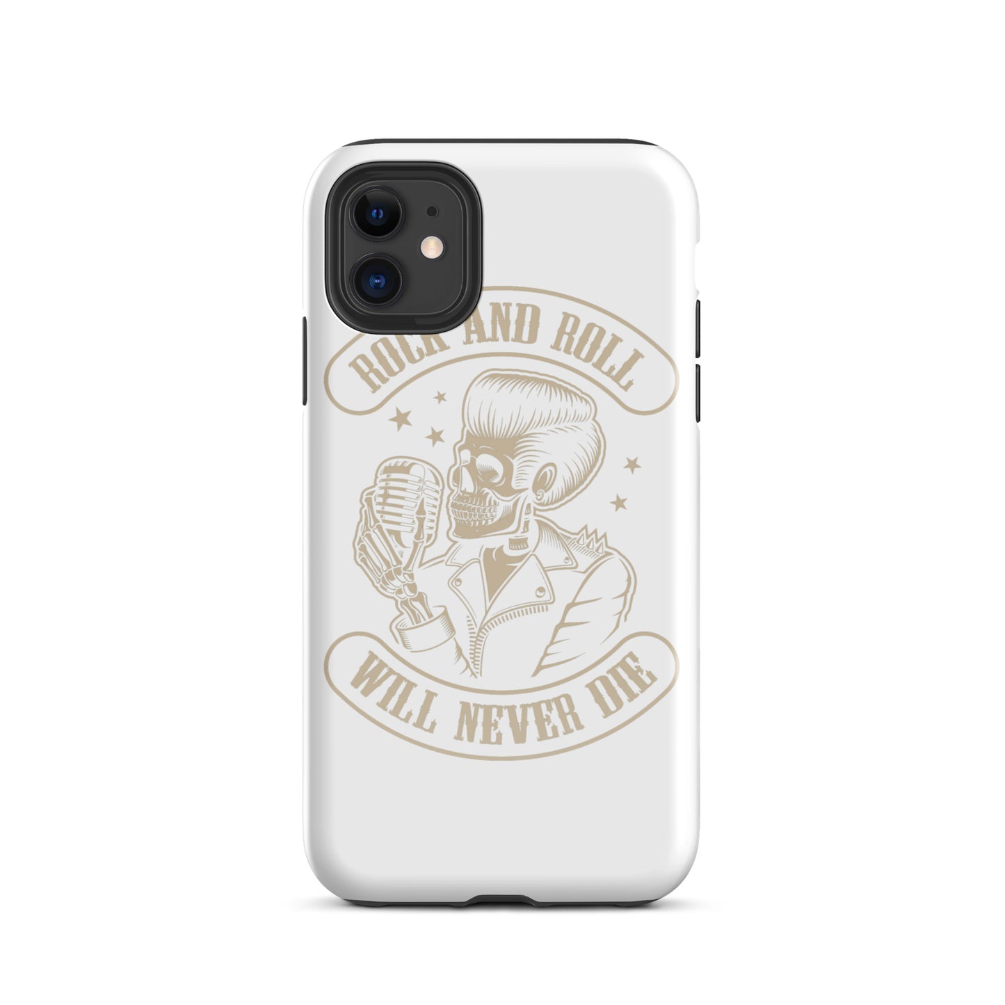 Rock and Roll Will Never Die iPhone Case
