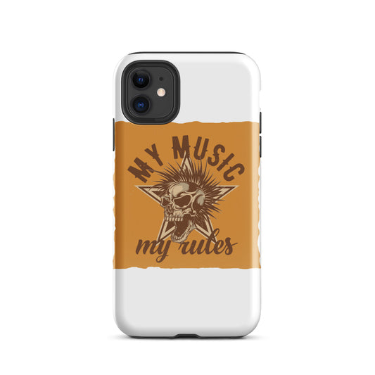 My Music My Rules iPhone Case
