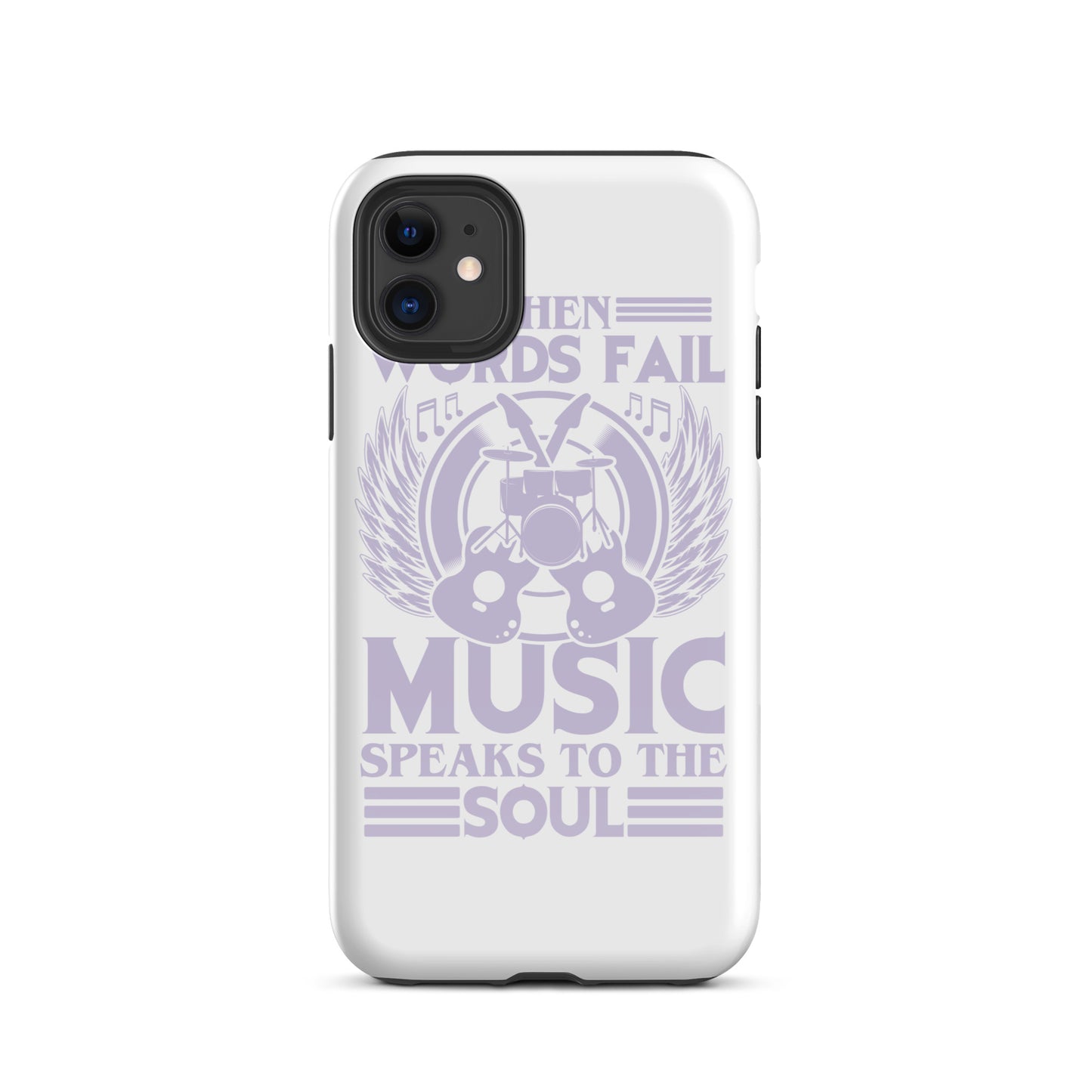 When Words Fail, Music Speaks To The Soul iPhone Case