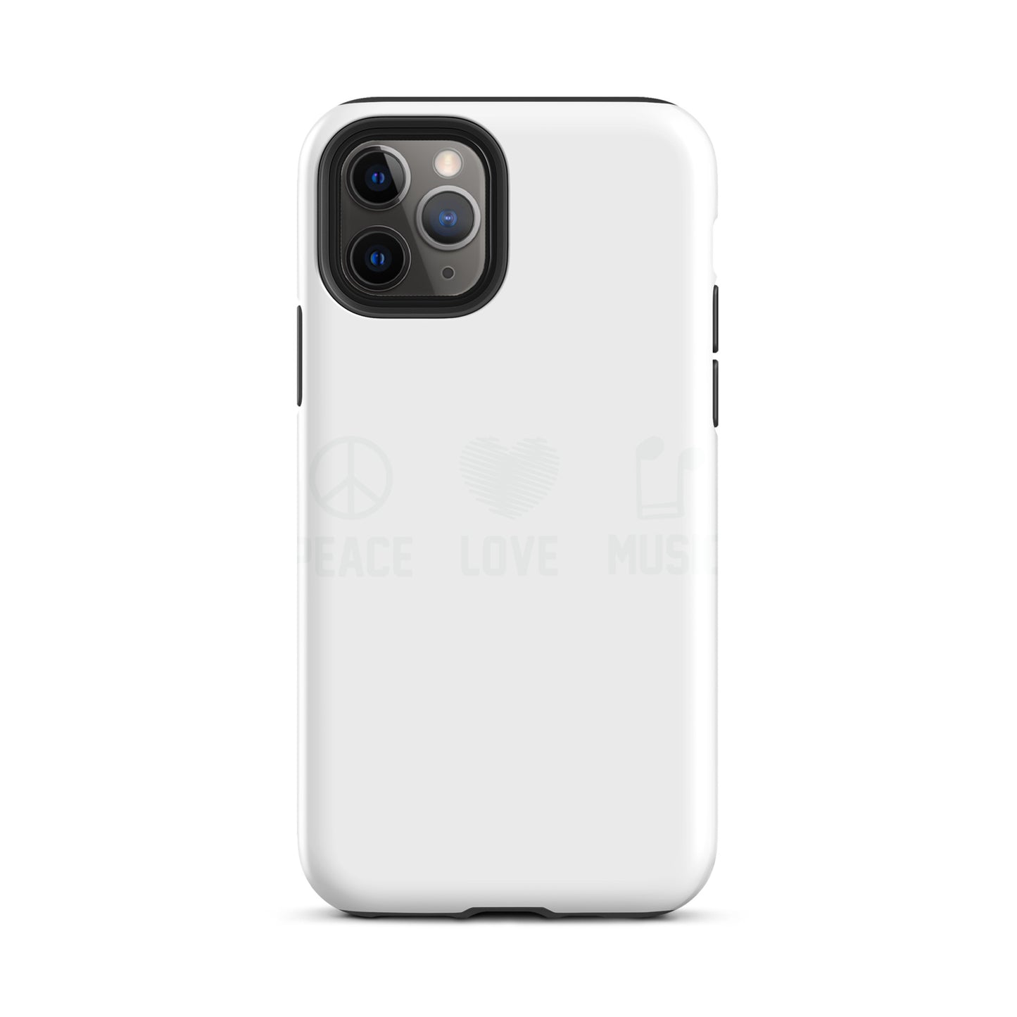 Peace Love Music iPhone Case