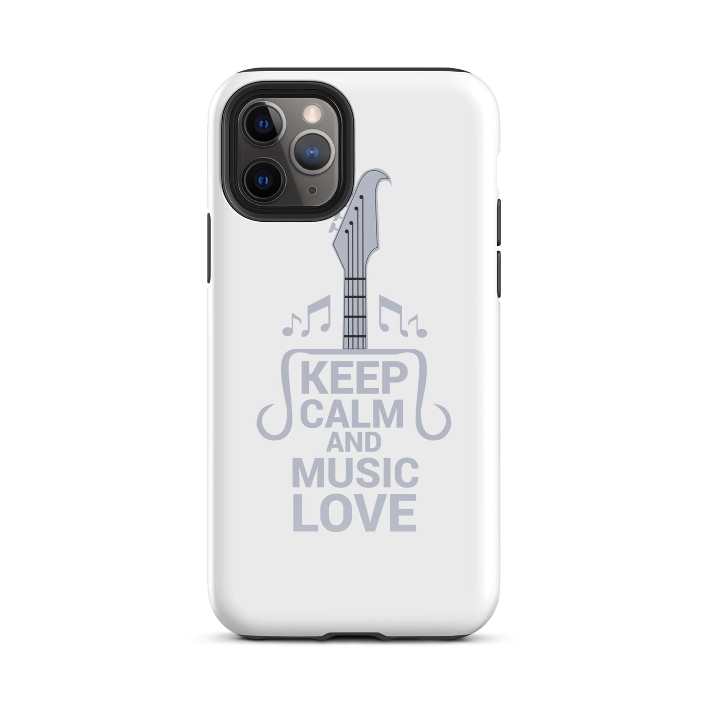 Keep Calm and Music Love iPhone Case