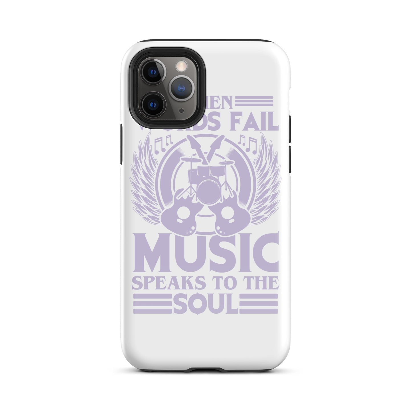 When Words Fail, Music Speaks To The Soul iPhone Case