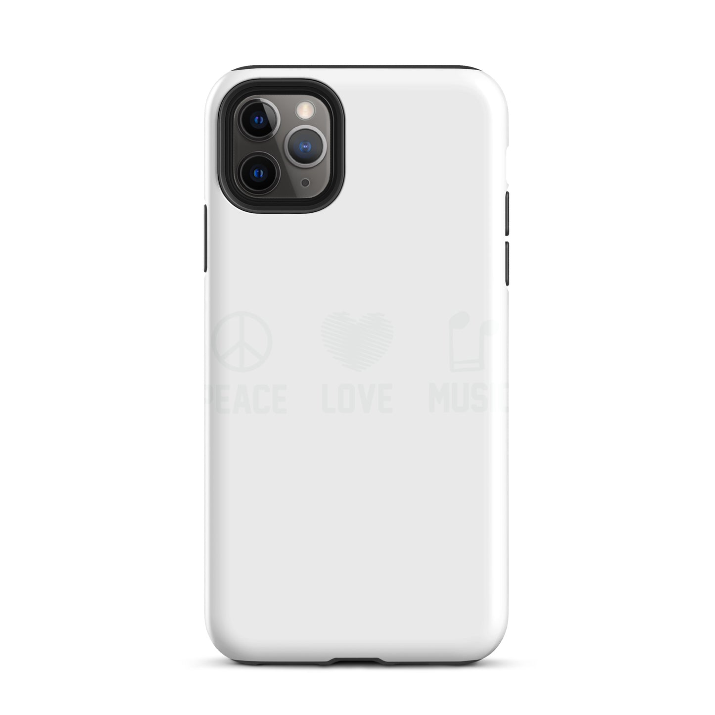 Peace Love Music iPhone Case