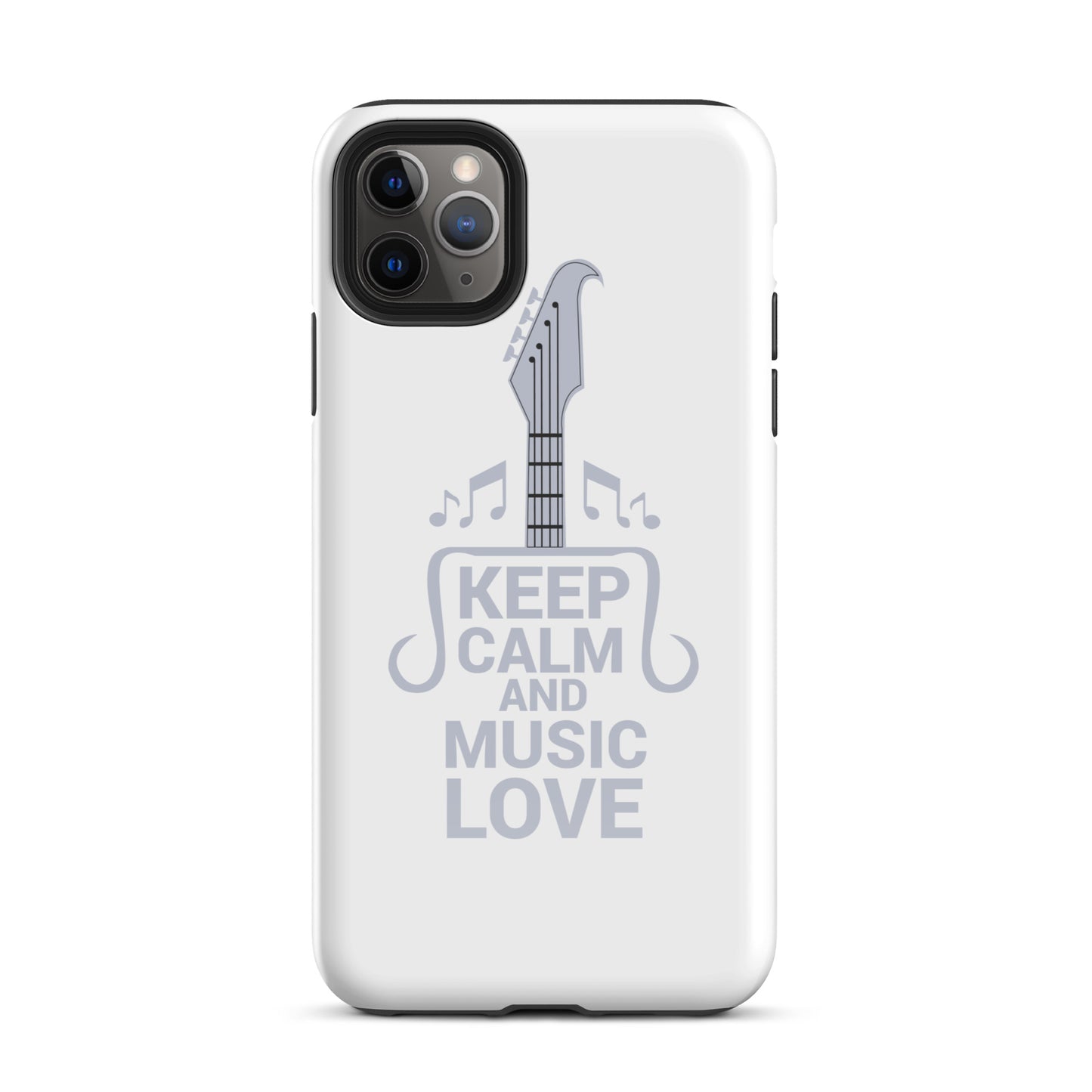 Keep Calm and Music Love iPhone Case
