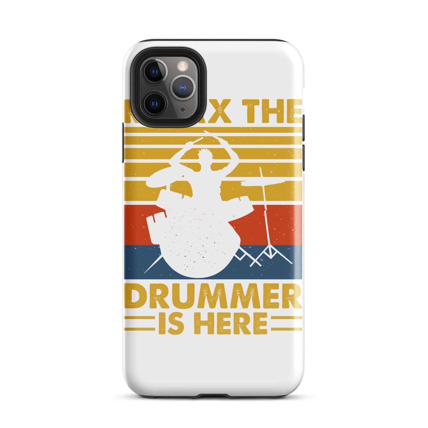 Relax The Drummer Is Here iPhone Case