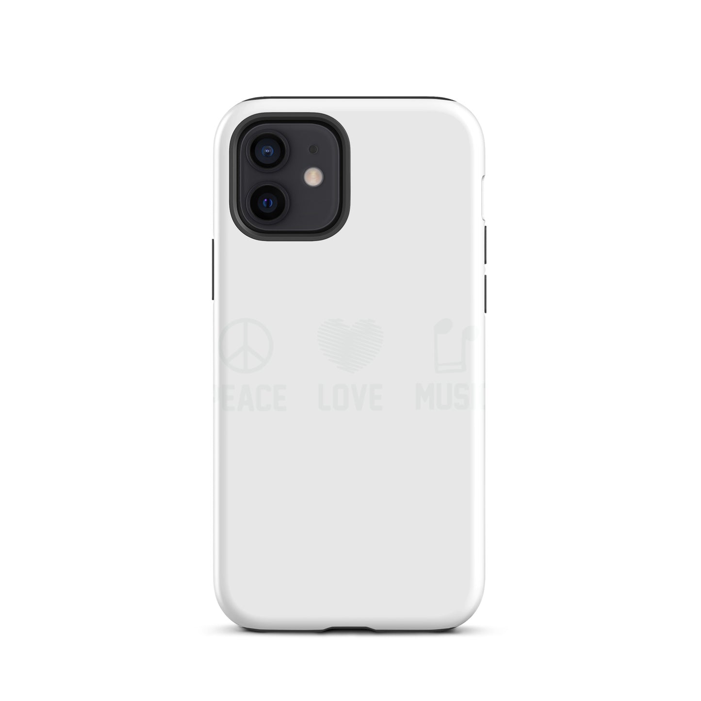 Peace Love Music iPhone Case