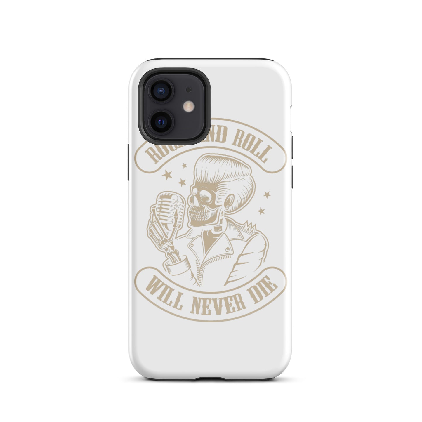 Rock and Roll Will Never Die iPhone Case
