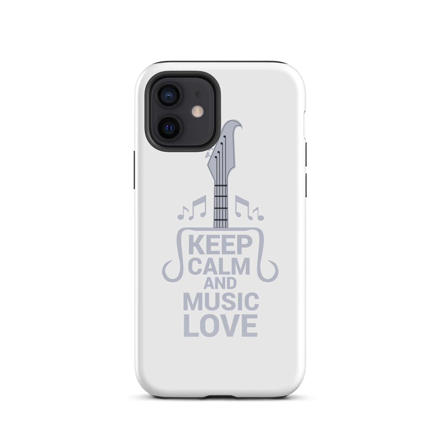 Keep Calm and Music Love iPhone Case
