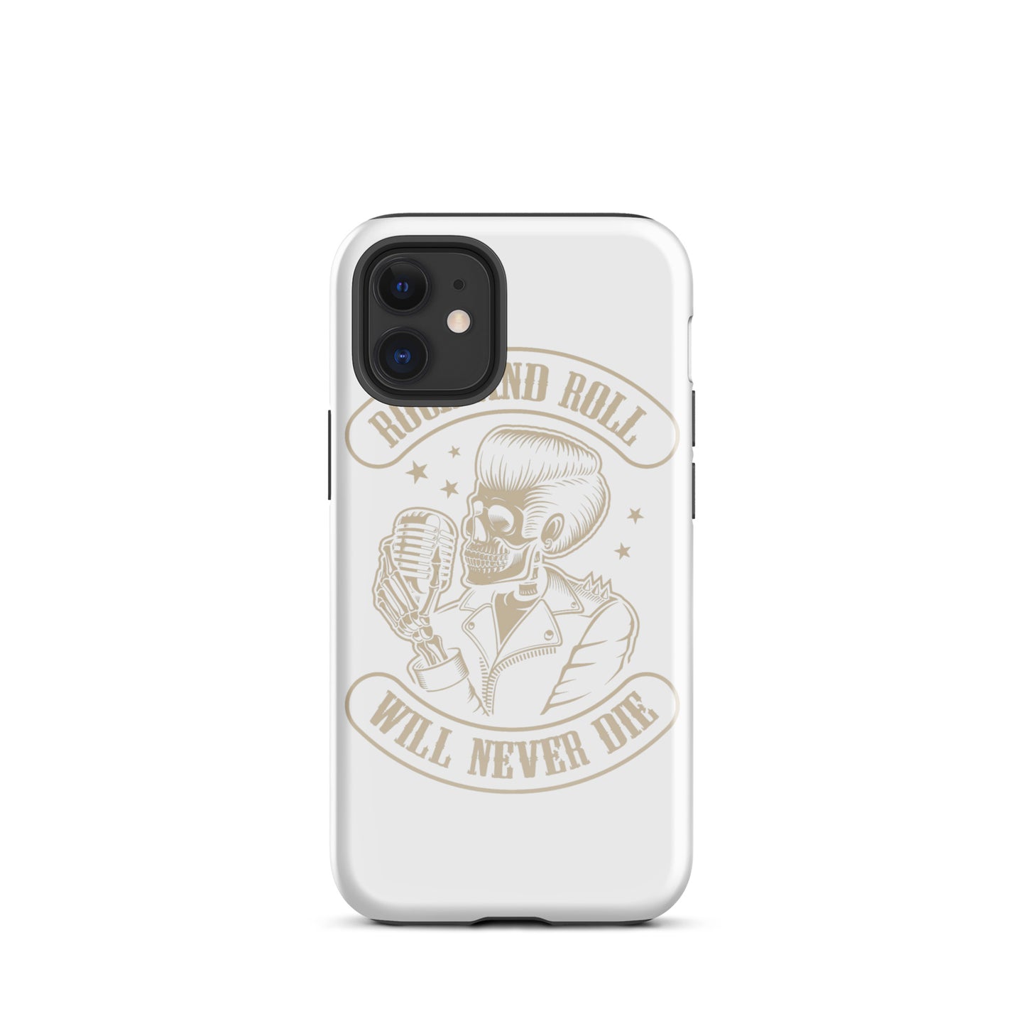 Rock and Roll Will Never Die iPhone Case