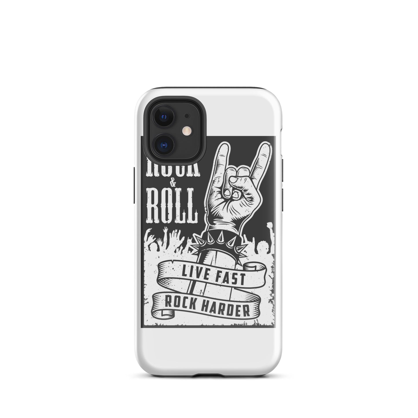 Live Fast Rock Harder iPhone Case