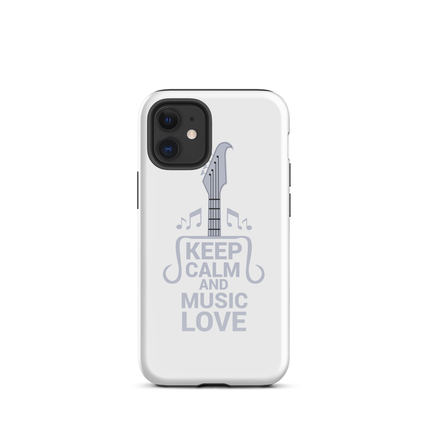 Keep Calm and Music Love iPhone Case