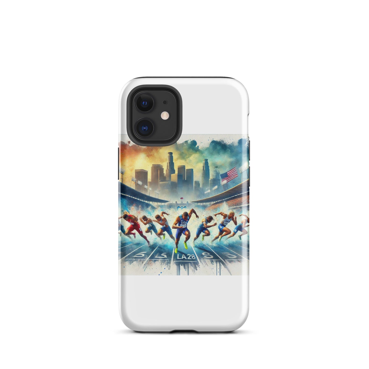 LA28 Olympic Sprint Finish - Mixed Men & Women Athletes iPhone Case