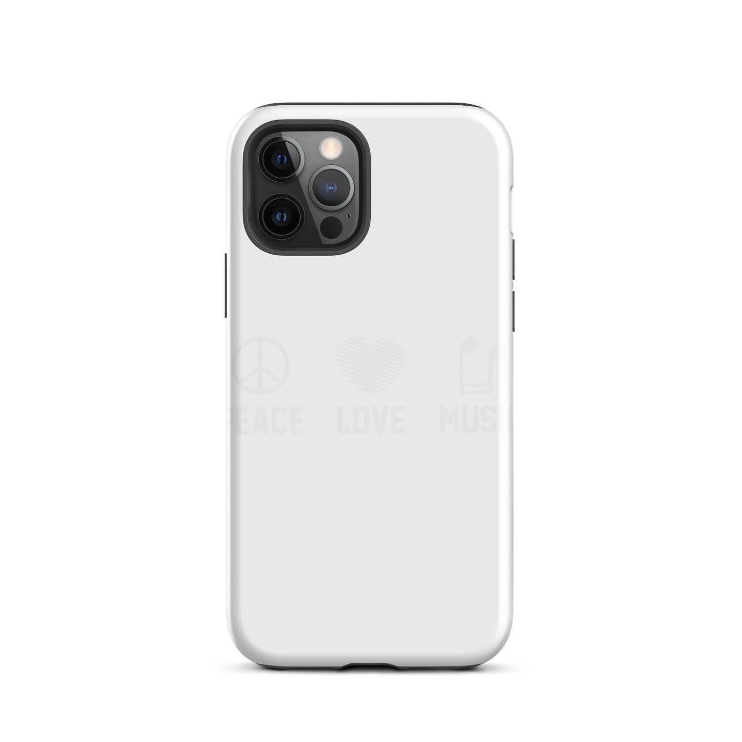 Peace Love Music iPhone Case