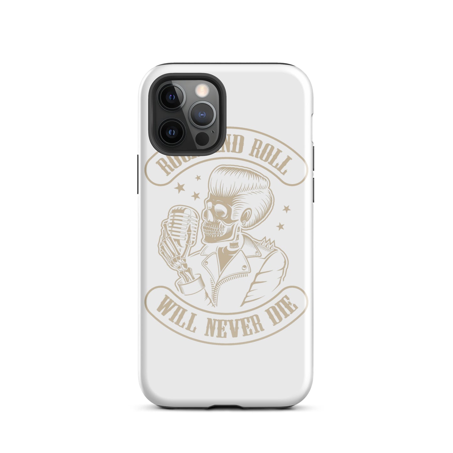 Rock and Roll Will Never Die iPhone Case